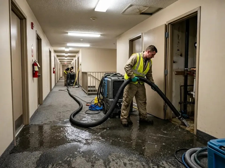 multi-unit-apartment-hallway-f-005 — frequently asked questions, Emergency Burst Pipe Water Extraction & Removal in Macomb,…